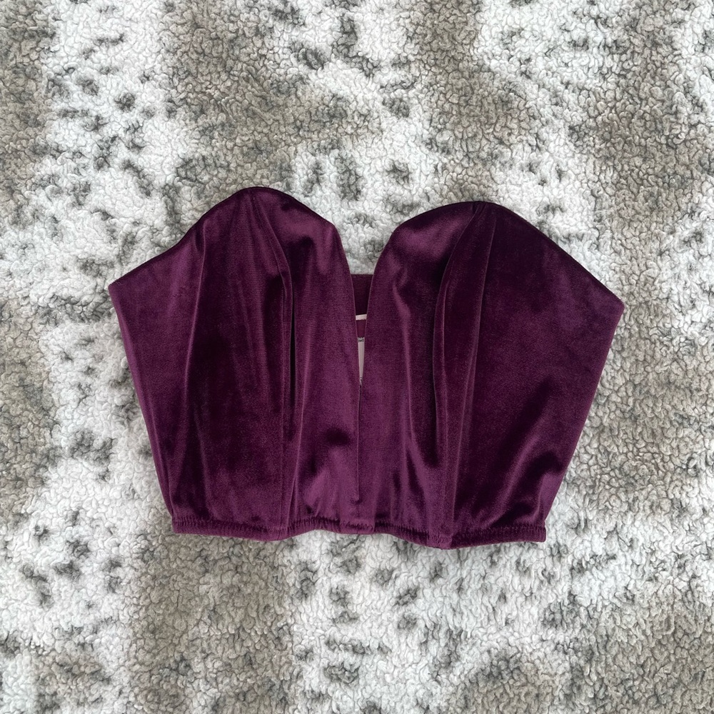 Victoria's Secret Velvet dream angels corset bustier
